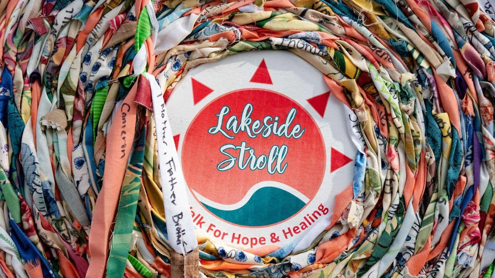 Memorial tapestry created for the Treasure Coast Hospice Lakeside Stroll